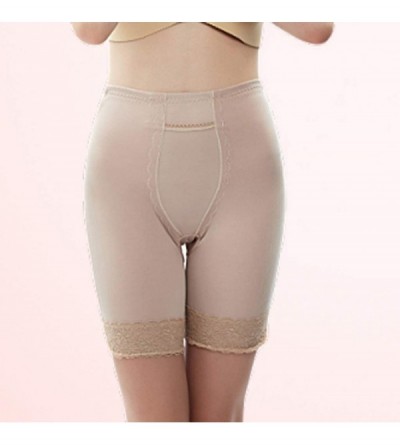 Bras Women High Waist Underpants Pocket Safety Trousers Body-Shaping Body Pant - Khaki - CZ18YGKX6IL $11.32