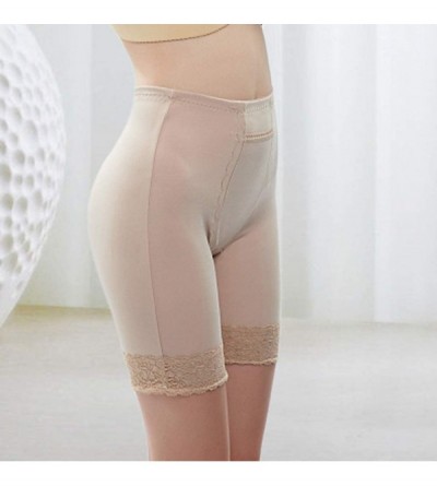 Bras Women High Waist Underpants Pocket Safety Trousers Body-Shaping Body Pant - Khaki - CZ18YGKX6IL $11.32