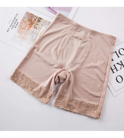 Bras Women High Waist Underpants Pocket Safety Trousers Body-Shaping Body Pant - Khaki - CZ18YGKX6IL $11.32