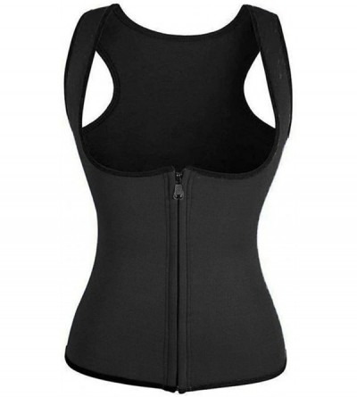 Shapewear Vest Corset Fitness Body Shaper Women Waist Trainer Workout Slimming Tops - Black - C1195S042AA $44.24