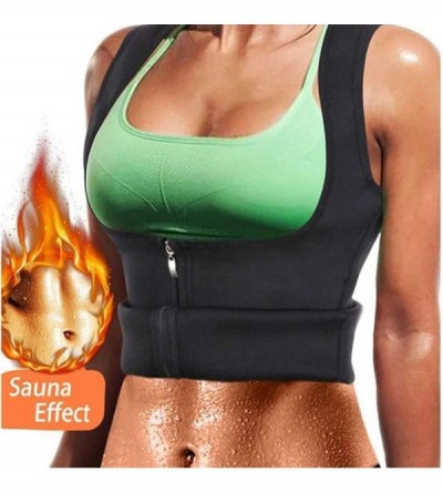 Shapewear Vest Corset Fitness Body Shaper Women Waist Trainer Workout Slimming Tops - Black - C1195S042AA $44.24