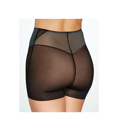 Shapewear Women's Colorblock Girl Shorts - Very Black/Steel - CU1239K2GFL $41.97