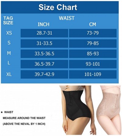 Shapewear Women Butt Lifter Shapewear Waist Trainer Zipper Hi-Waist Tummy Control Body Shaper Breathable Slim Thong Panty - B...