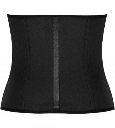 Shapewear Women's Fajas Colombianas Underbust Latex Sport Hourglass Waist Trainer Corset Body Shaper - Black - CG18WRZ3NU7 $2...