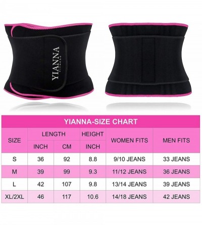 Shapewear Waist Trainer Slimming Body Shaper Belt - Sport Girdle Waist Trimmer Compression Belly Weight Loss - Rose - C418I48...