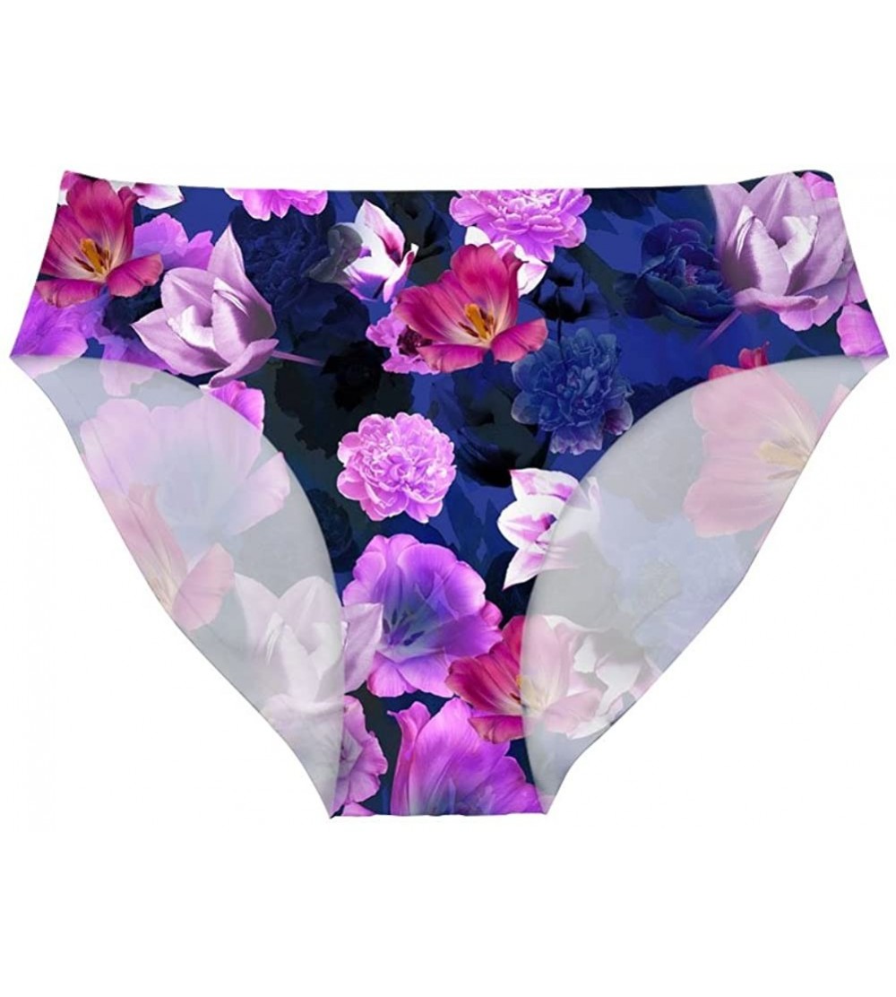 Colorful Flower Pattern Sexy Panties Underwear for Women - Flower7 -  CC18C584OKL