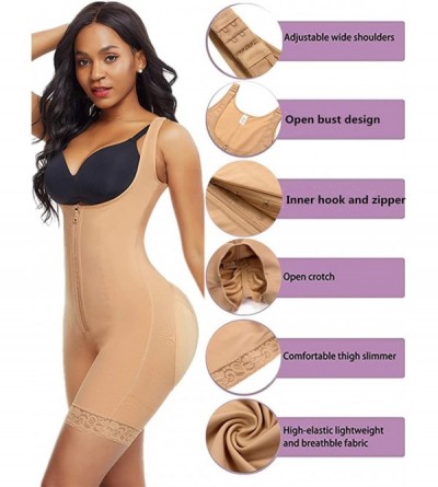 Shapewear Women Fajas Reductoras Shapewear Bra Bodysuit Waist Slimming Girdles for Women - B-beige - CV198SH66N6 $40.90