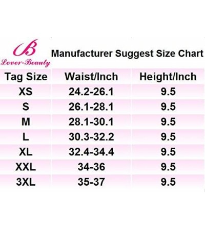 Shapewear Women's Latex Short Torso Waist Trainer Corset Training Shaper - Beige-25 Boned - C719255UQ2N $45.05