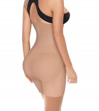 Shapewear Women Waist Trainer Shapewear Tummy Control Body Shaper Shorts Hi-Waist Butt Lifter Thigh Slimmer - Beige - C518RTY...