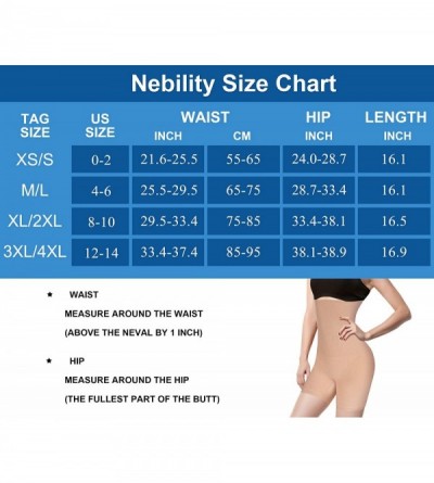 Shapewear Women Waist Trainer Shapewear Tummy Control Body Shaper Shorts Hi-Waist Butt Lifter Thigh Slimmer - Beige - C518RTY...