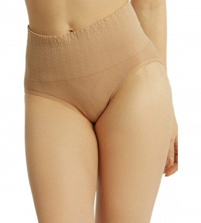 Shapewear Women's High Waisted Panties for Women - Body Shapewear Girdle Underwear Panties - Nude - CI18WA32UI2 $11.48