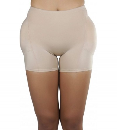 Shapewear Women's Butt and Hip Padded Panty - Beige - CM11WUU5KCN $16.31