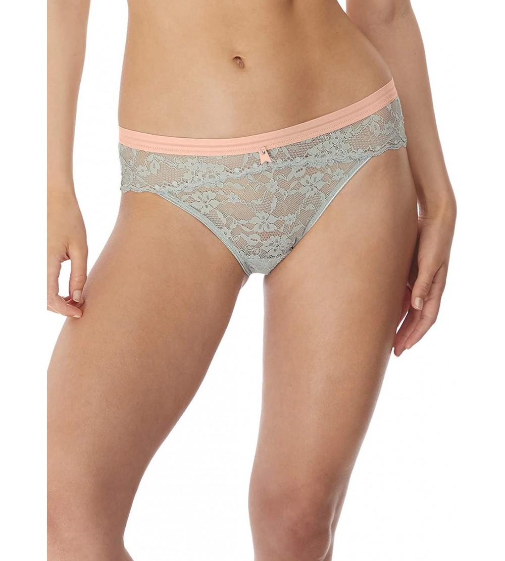 Panties Women's Lace Brief - Earl Grey - C318UA6R4OH $29.80