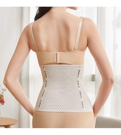 Shapewear Women Bust Latex Shapewear Sports Belt 6-Breasted Training Body Shaping Corset (Size S-XXXL) - Khaki - CZ1974L3KUM ...