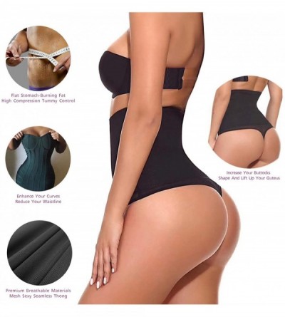 Shapewear Women Slimming-Firm Tummy Control Panties Butt Lifter Shapewear Mesh Sexy Thong High Waist Seamless Waist Trainer -...