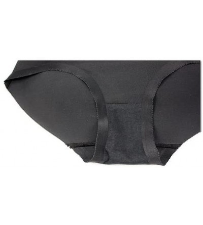 Shapewear Butt Enhancer Buttocks Shaper Panty Padded Panties Seamless Underwear - Black - C511LHVNZZP $11.26