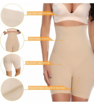 Shapewear Womens Bodysuits Mid Thigh Slimming Underbust Corset Bodyshaper Open Bust Body Shaper - Beige318 - CA18TAM9D5N $21.41