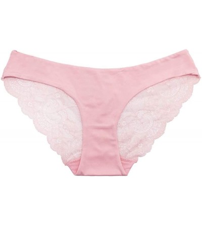 Panties Women's Underwear Cotton Bikini Panties Lace Hipster Seamless Multi Pack - Pack of 3-type D - CO18OX2RLUW $14.27