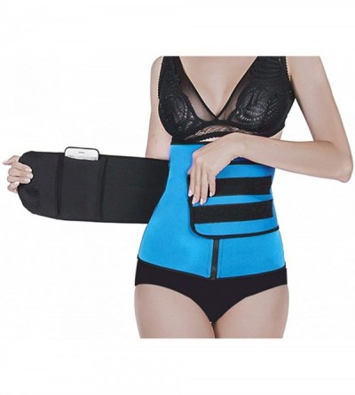 Shapewear Waist Trainer for Women Weight Loss Corset Waist Trimmer Belt Sweat Girdle Waist Cincher Body Shaper - Zipper+velcr...