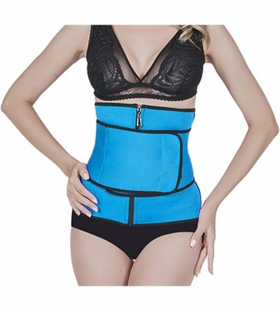 Shapewear Waist Trainer for Women Weight Loss Corset Waist Trimmer Belt Sweat Girdle Waist Cincher Body Shaper - Zipper+velcr...