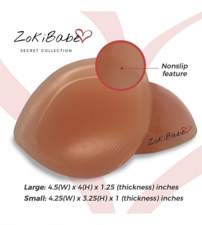 Accessories Silicone Bra Insert NON-SLIP Breast Enhancer Push Up Bra Pad Shapewear - Nude Small - Add 1 Cup - C518MH3GH2A $19.79