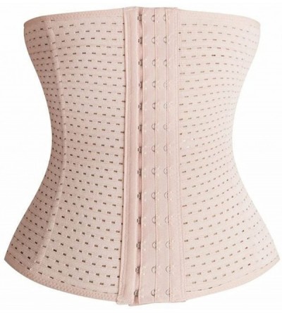 Shapewear Women's Underbust Sport Girdle Waist Trainer Corsets Hourglass Body Shaper - Pink - CD18SDWLGHO $10.56