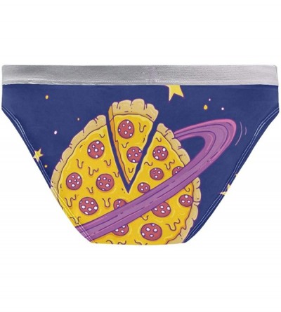 Panties Women's Underwear Colorado State Map Bikini Panties - Cartoon Pizza Planet - CH18X6RKO80 $19.97