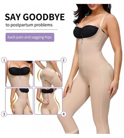 Shapewear Women Tummy Control Shapewear Compression Body Shaper Open Bust Bodysuits - Skin - C71966SR08I $47.35