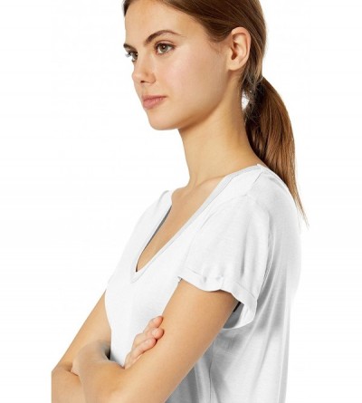 Tops Women's Lounge Short Sleeve Tee - Lounge Ivory - CP18HSLAR9H $13.86