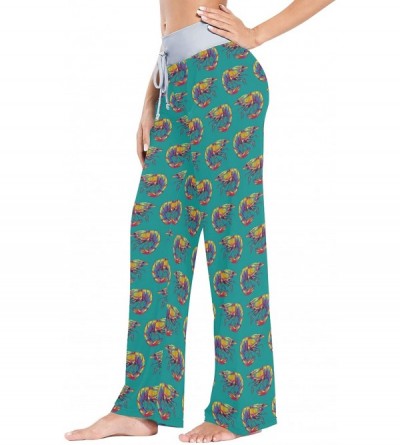 Bottoms Shrimp Pattern Womens Pajama Pants Loose Long Lounge Sleepwear Yoga Gym Trousers - CW19DWHC97E $20.07