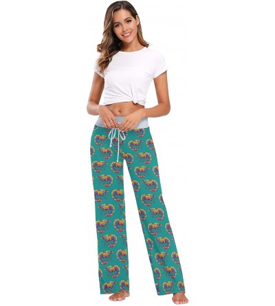 Bottoms Shrimp Pattern Womens Pajama Pants Loose Long Lounge Sleepwear Yoga Gym Trousers - CW19DWHC97E $20.07