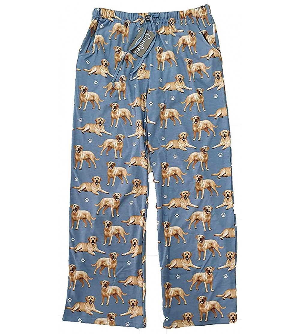 Bottoms Yellow Lab Unisex Lightweight Cotton Blend Pajama Bottoms - Super Soft and Comfortable - Perfect for Yellow Lab Gifts...