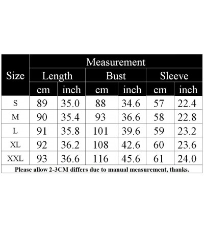 Nightgowns & Sleepshirts Womens Sleepshirt Long Sleeve Nightwear Boyfriend Pajama Dress with Pockets P11 - Black - CU18NCMLHN...