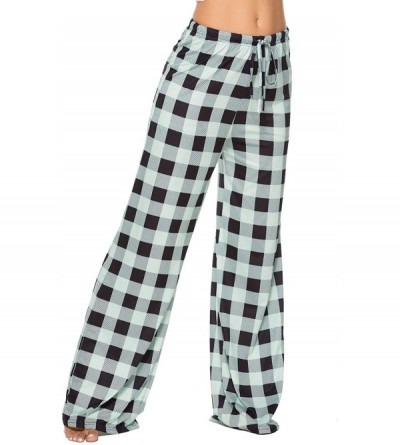 Bottoms Women's Pajama Lounge Pants Christmas Plaid Striped Comfy Casual Floral Palazzo Drawstring Wide Leg Plus-Size Pants -...