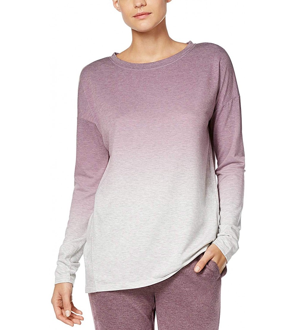 Tops Dip-Dyed Pajama Top- Small Purple - CG18ZG8M80O $20.40