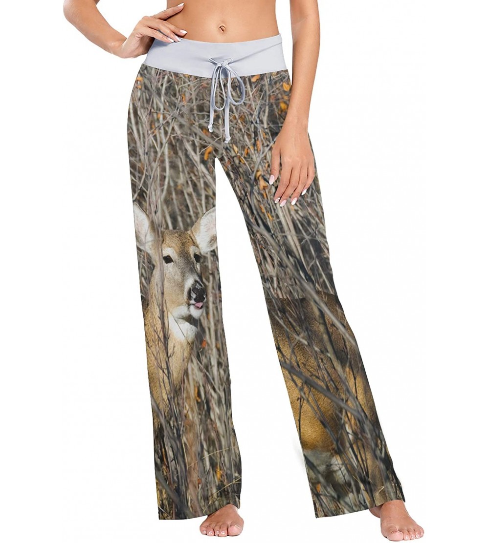 Bottoms Women's Pajama Lounge Pants Casual Stretch Pants Wide Leg - Multi 6 - CD197Y7NW77 $19.23