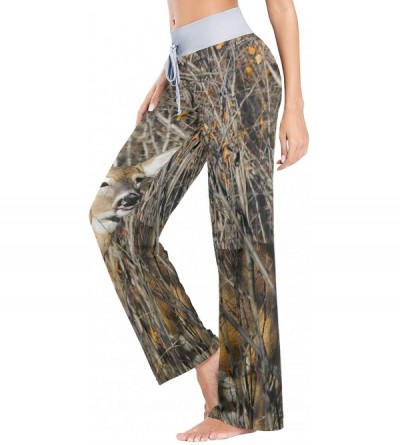 Bottoms Women's Pajama Lounge Pants Casual Stretch Pants Wide Leg - Multi 6 - CD197Y7NW77 $19.23