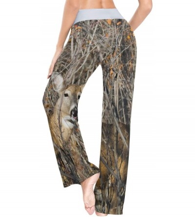 Bottoms Women's Pajama Lounge Pants Casual Stretch Pants Wide Leg - Multi 6 - CD197Y7NW77 $19.23