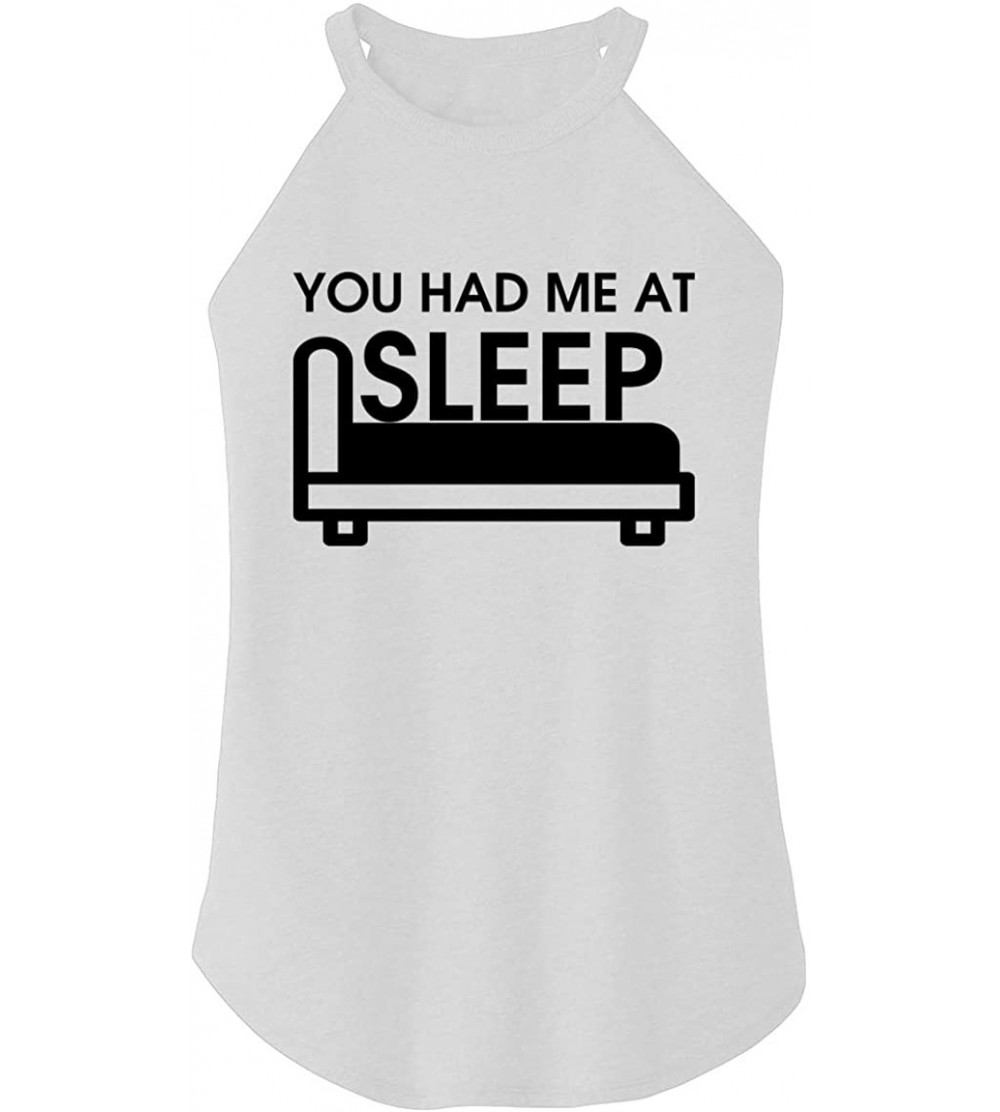 Tops Ladies You Had Me at Sleep Rocker - White - CN18XEE04ZO $14.01