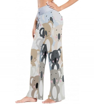 Bottoms Cute Baby Koala Bear Women's Pajama Pants Loose Drawstring Lounge Pants Sleepwear - CR19C4YIOYL $32.83