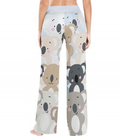 Bottoms Cute Baby Koala Bear Women's Pajama Pants Loose Drawstring Lounge Pants Sleepwear - CR19C4YIOYL $32.83