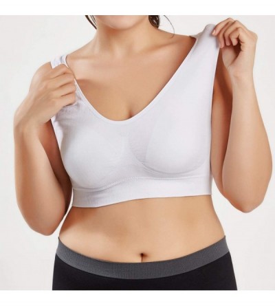 Thermal Underwear Women Plus Size Ultra-Thin Sports Bras Breathable High Impact Support for Yoga Gym Workout Fitness Bra Vest...