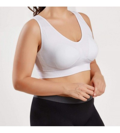 Thermal Underwear Women Plus Size Ultra-Thin Sports Bras Breathable High Impact Support for Yoga Gym Workout Fitness Bra Vest...