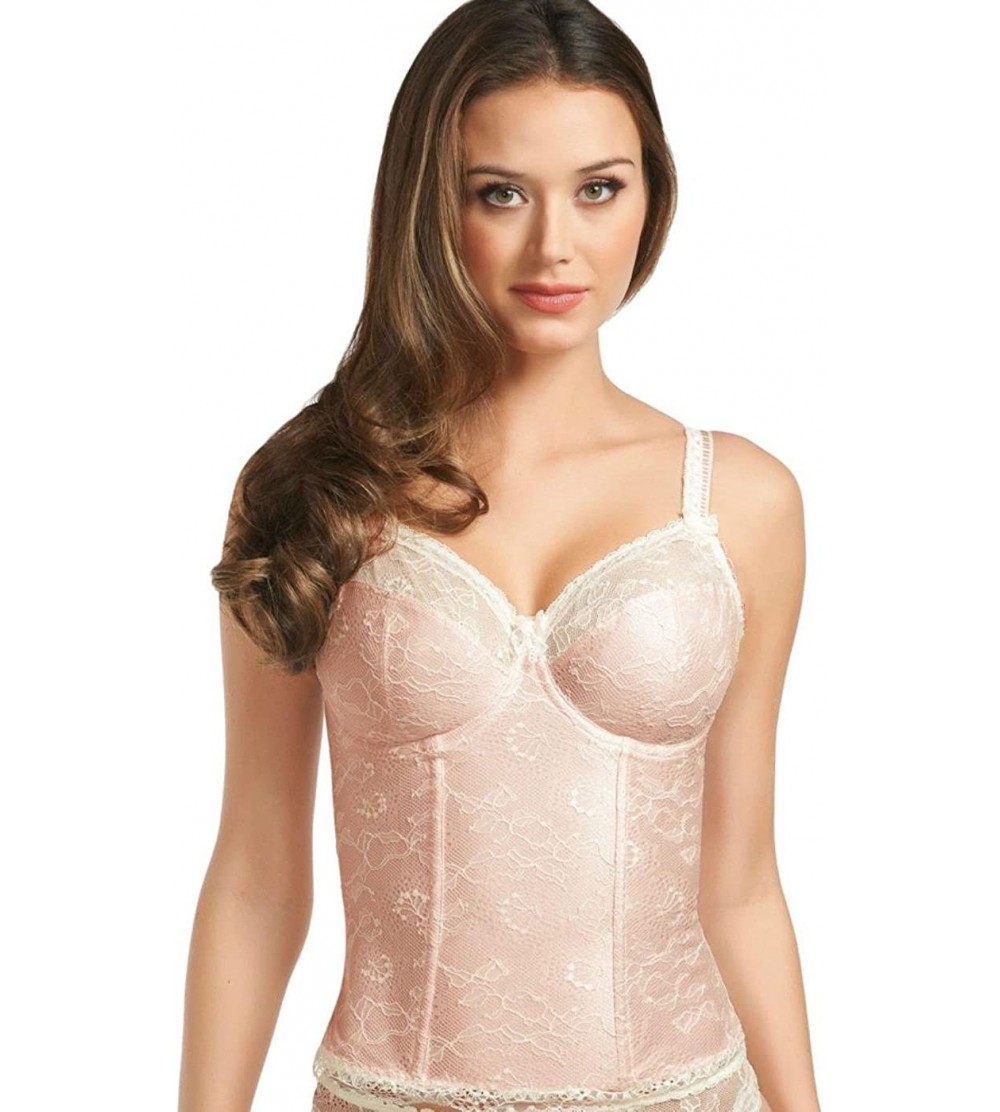 Bustiers & Corsets Women's Susanna Underwire Basque - Petal - CH1298BZHKB $26.25