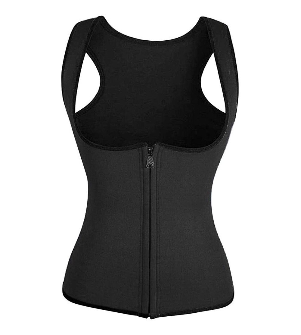 Thermal Underwear Women Fitness Corset Sport Body Shaper Vest Ladies Waist Workout Slimming Shapewear - Black - CR194Q5LGX5 $...