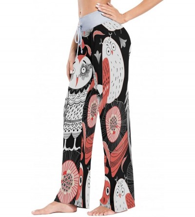 Bottoms Women's Fashion Yoga Pants Palazzo Casual Print Wide Leg Lounge Pants Comfy Casual Drawstring Long Pajama Pants - Pat...