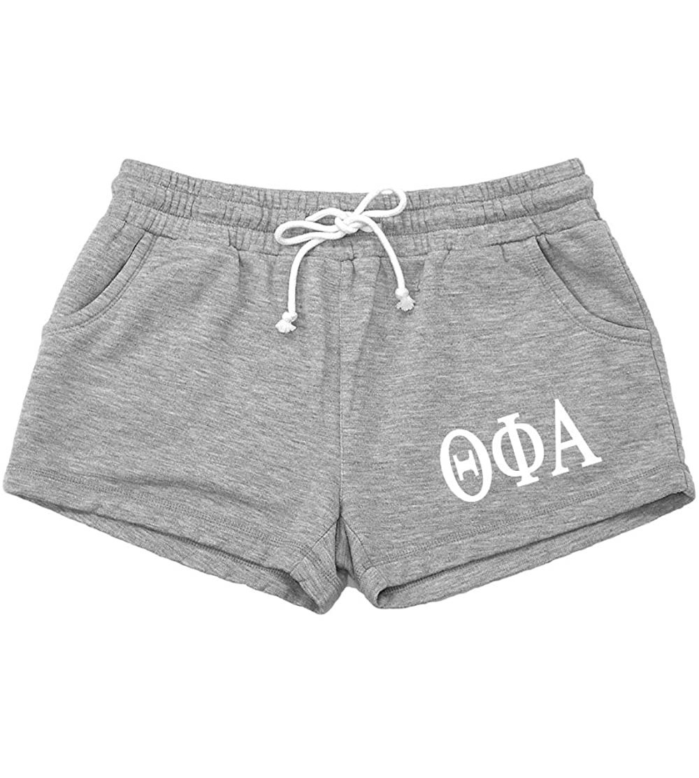 Bottoms Theta Phi Alpha Rally Shorts - Oxford Gray - CL187ENL8H8 $27.57