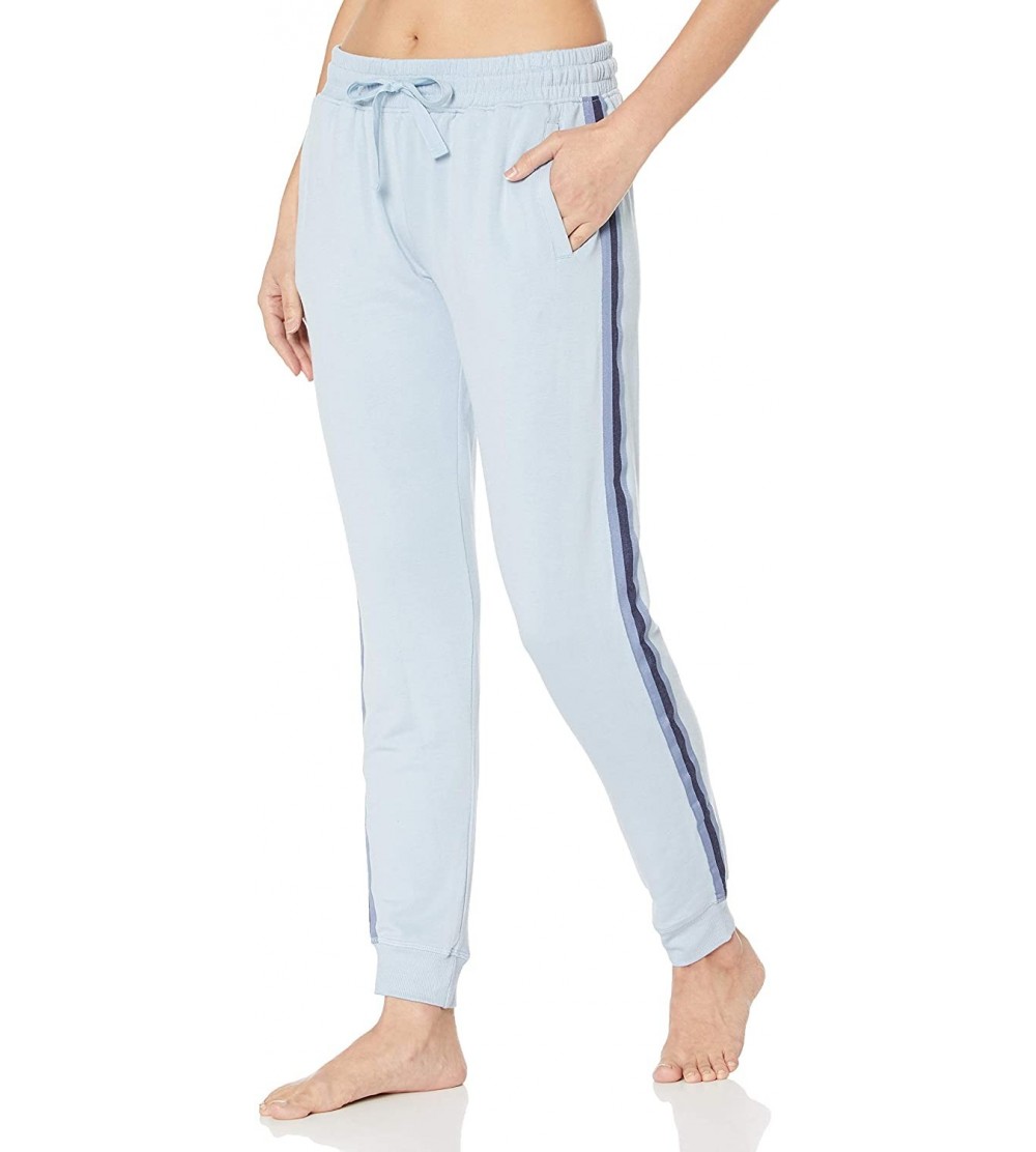 Bottoms Women's Lounge Jogger Pant Pajama Bottom Pj - Celestial Blue - C218UTGAALT $39.38