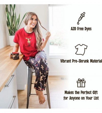 Tops Pajamas for Women- Cute Pajama Pants and Top Set- Separates - Dead Tired Pajama Pants - CZ12K45QUBP $25.58