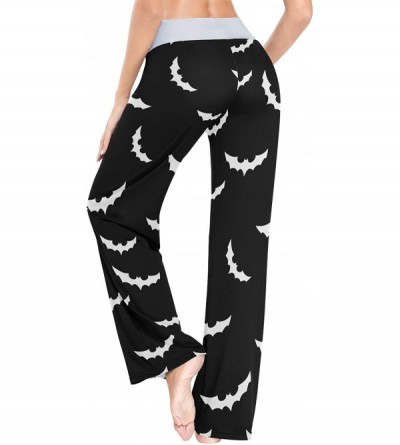 Bottoms Women's Comfy Casual Lounge Pants Drawstring Palazzo Wide Leg Pajama Pants - Color 9 - CB197URWM29 $26.03